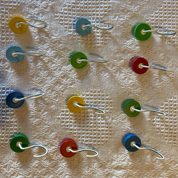 Shower curtain hooks 🪝 - Picture 8 of 9